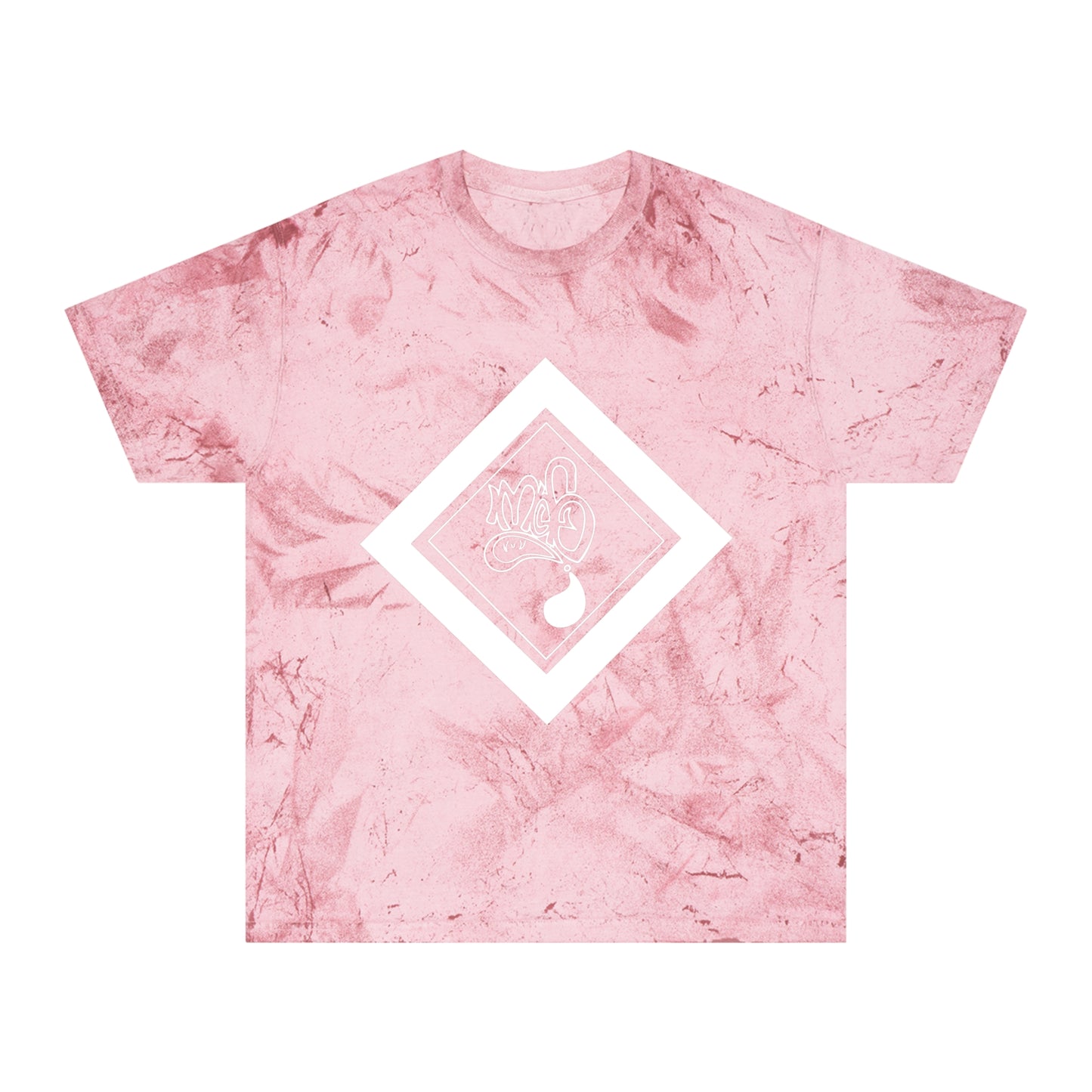 Color Blast unisex diamond mofo logo white