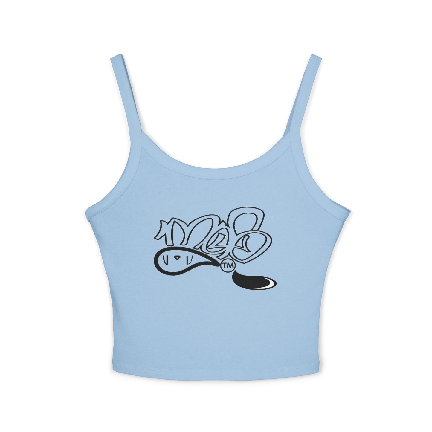 Playful Love Design Women's Spaghetti Strap Tank Top