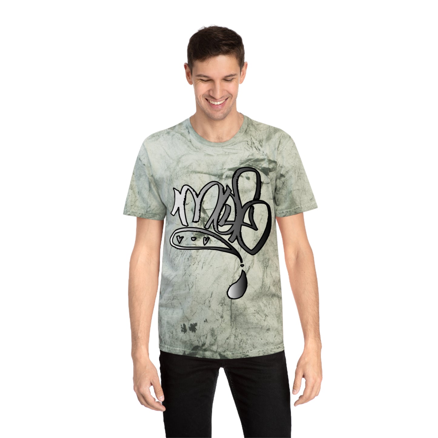 color blast unisex silver mofo logo