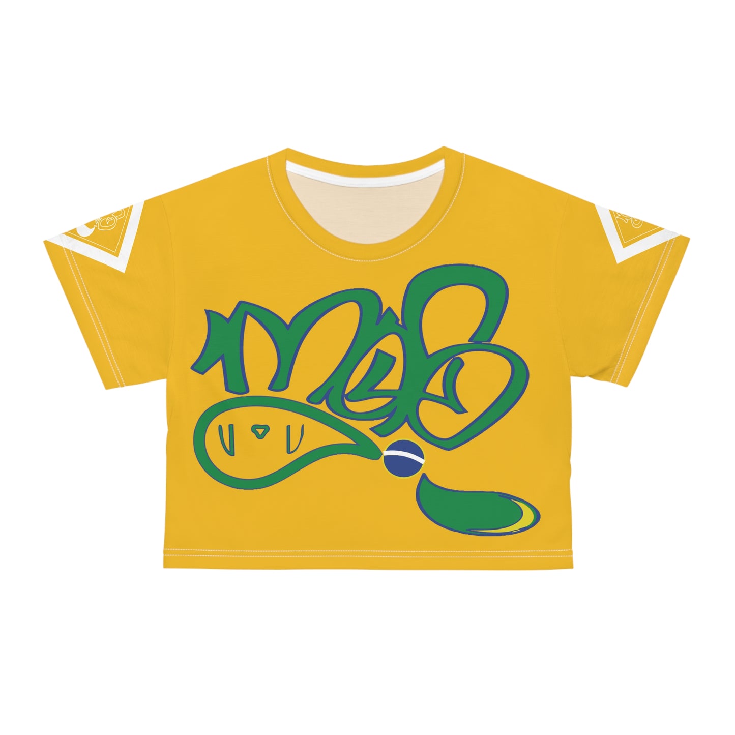Mofo Brazil  diamond combo Graffiti Crop Tee