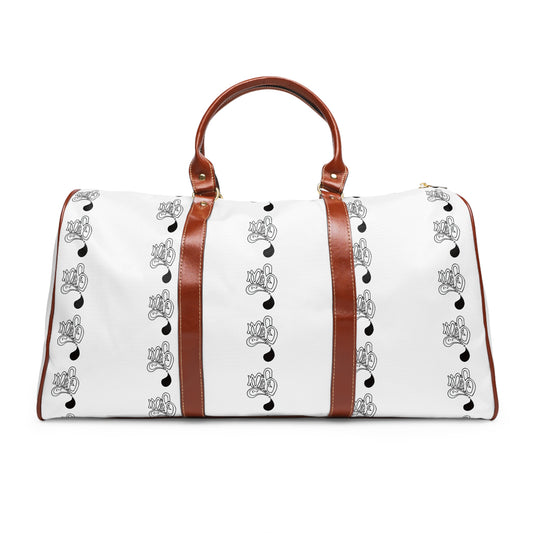 Stylish Waterproof Travel Bag, Music-Themed Duffel, Weekender Bag, Perfect for Travel, Concerts, and Getaways