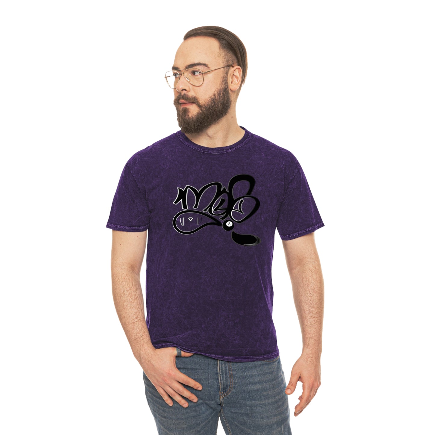 Edgy Unisex Mineral Wash T-Shirt, Urban Streetwear Top, Casual Graphic Tee, Gift for Music Lovers, Everyday Comfort Wear