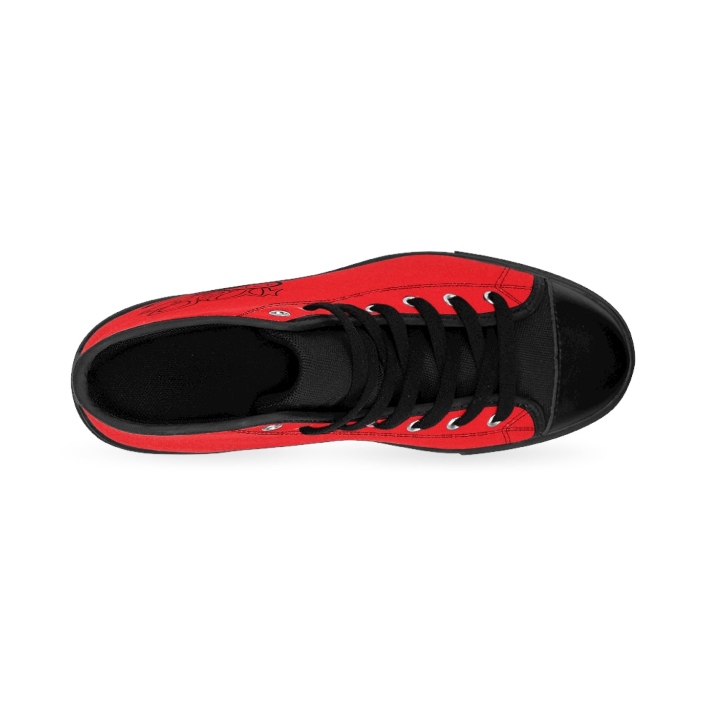 Stylish High-Top Sneakers for Trendsetters, Unique Footwear for Casual Outings, Great for Parties or Everyday Style, Versatile Red Sneakers