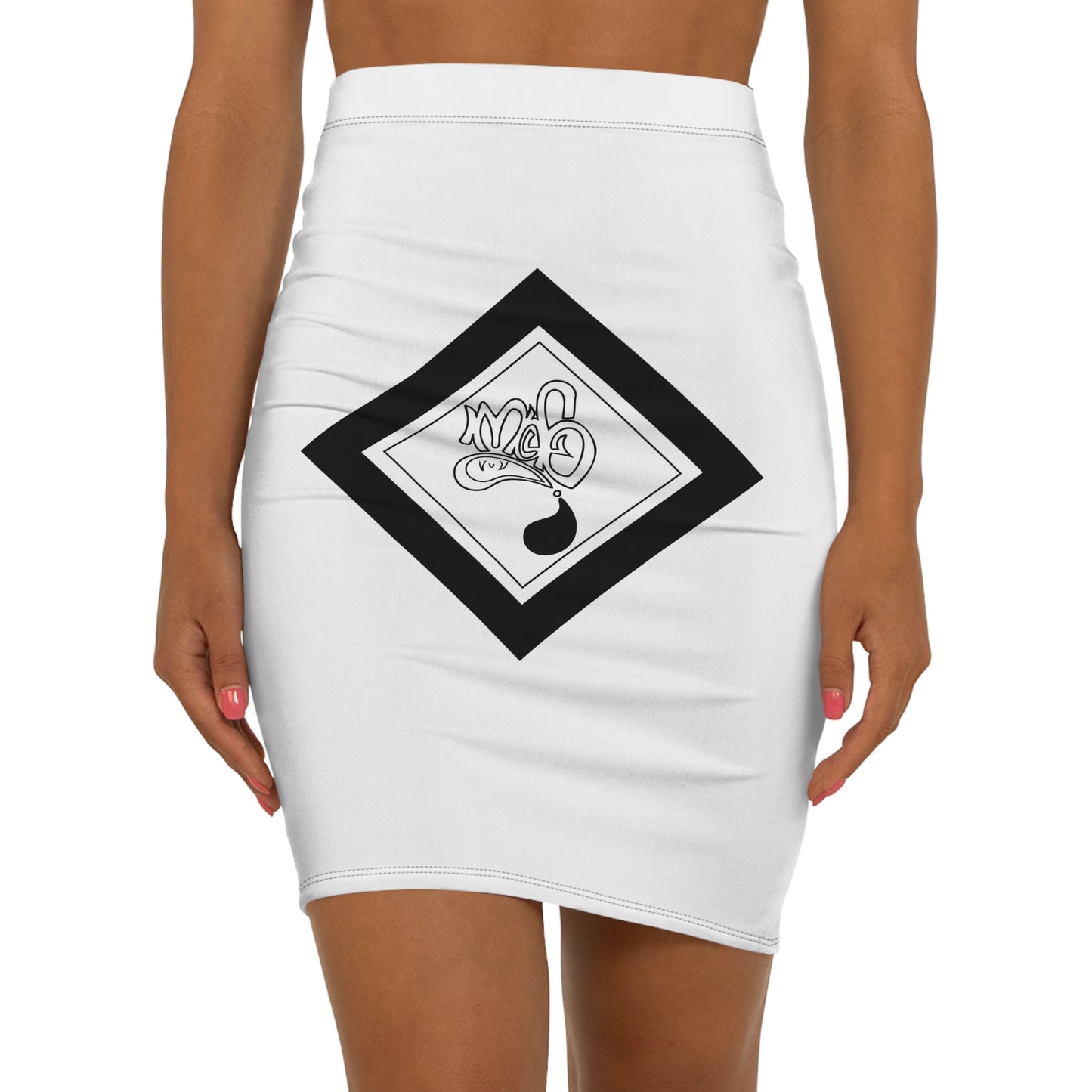 Chic Women's Mid-Waist Pencil Skirt - Trendy Office Wear, Stylish Casual, Evening Out, Gift for Her, Versatile Fashion