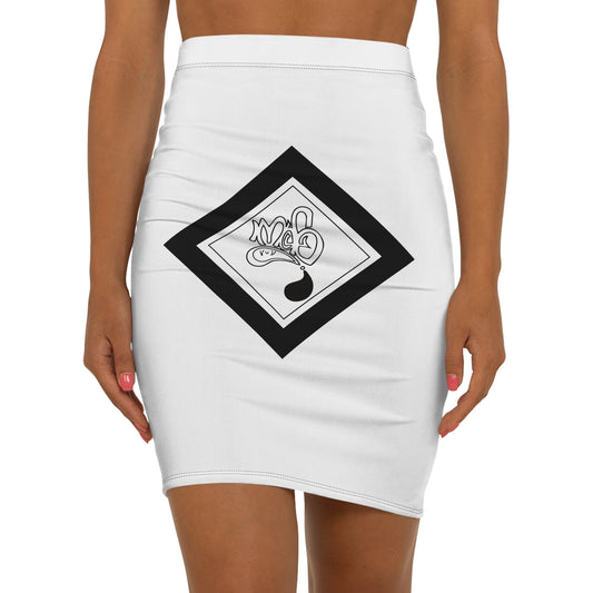 Chic Women's Mid-Waist Pencil Skirt - Trendy Office Wear, Stylish Casual, Evening Out, Gift for Her, Versatile Fashion