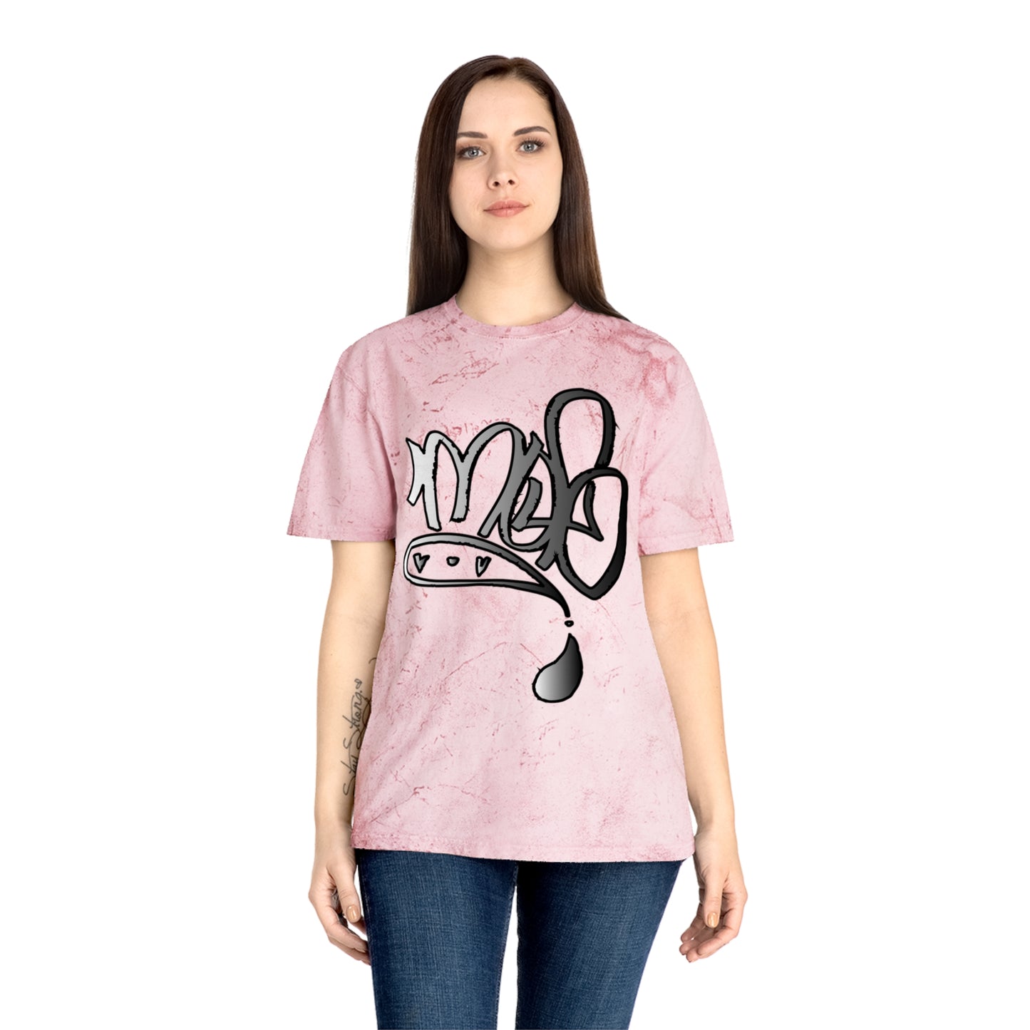 color blast unisex silver mofo logo