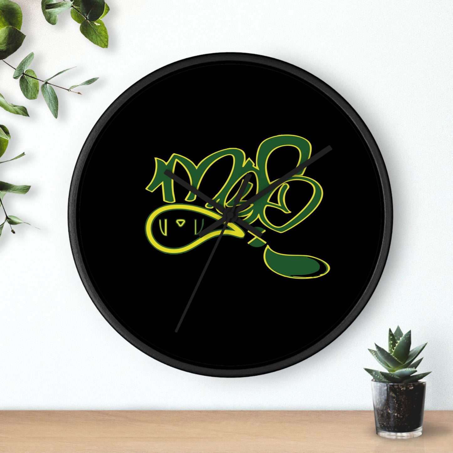 Urban Graffiti Wall Clock, Modern Home Decor, Gift for Hip-Hop Lovers, Unique Timepiece, Art for Living Room