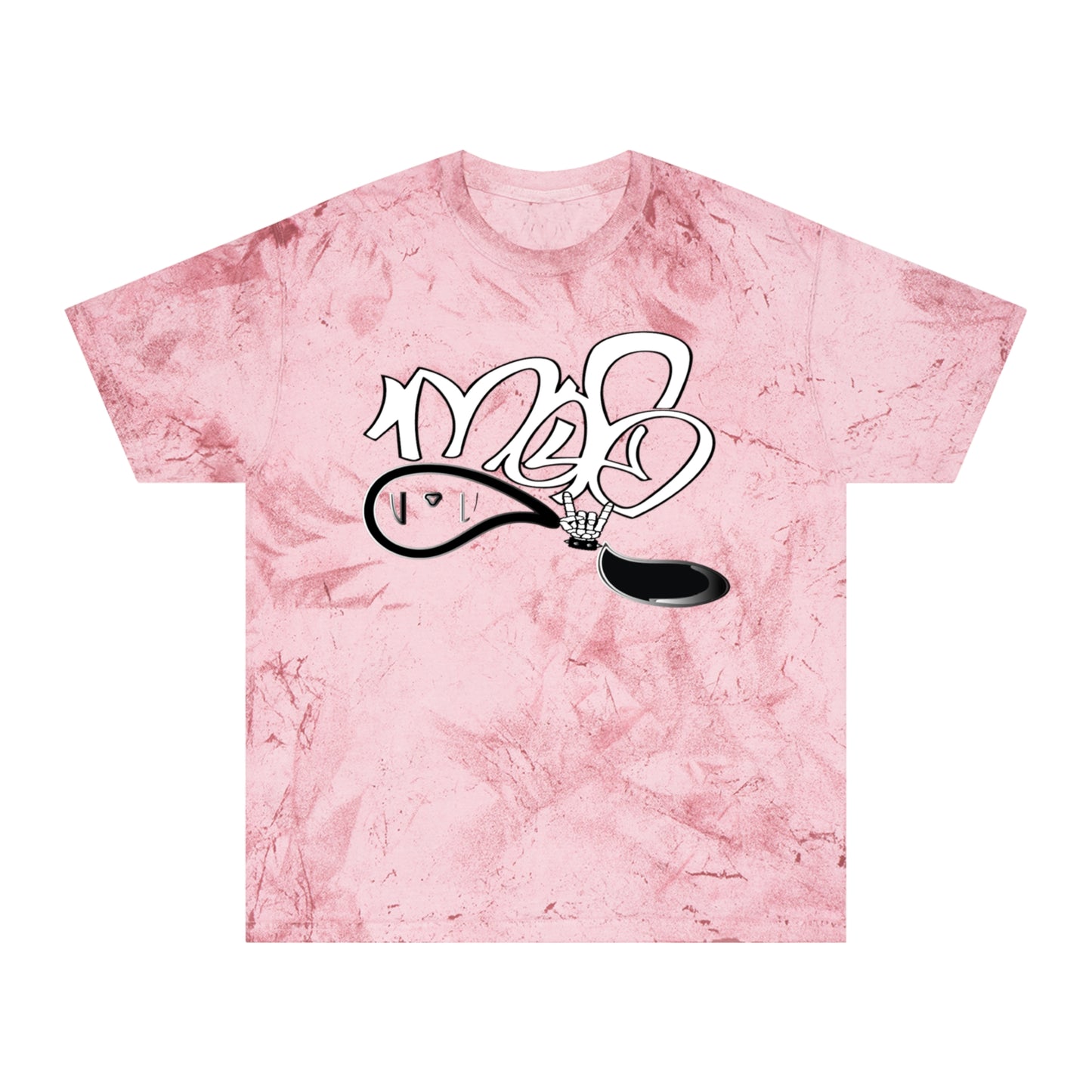 color blast unisex mofo rockstar logo