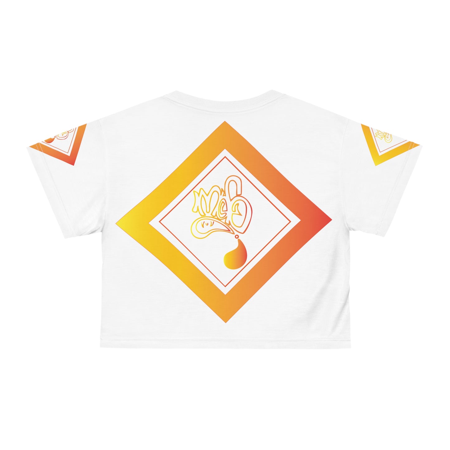 Spain mofo logo diamond combo crop tee