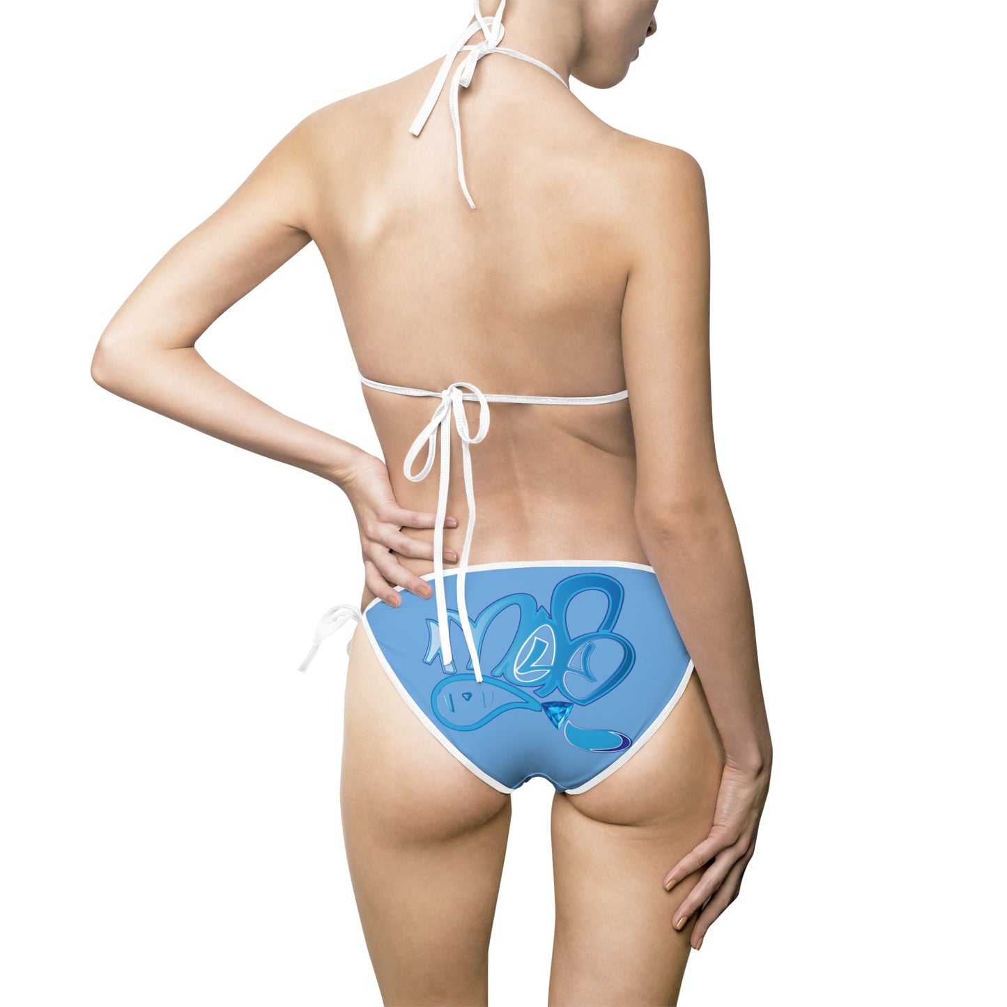 mofo water gem logo diamond combo bikini