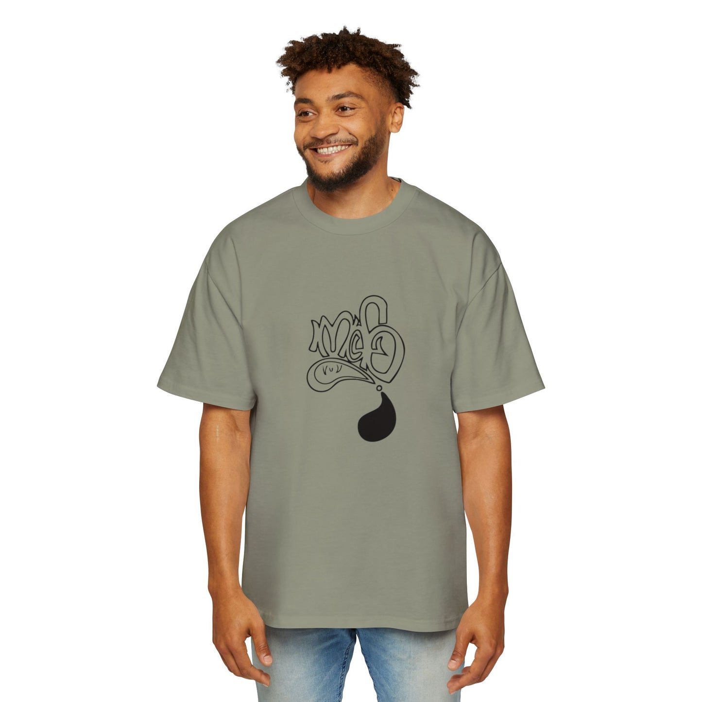 Men's Oversized Graphic Tee: Urban Streetwear, Casual Summer Style, Gift for Him, Trendy Fashion, Relaxed Fit Tee