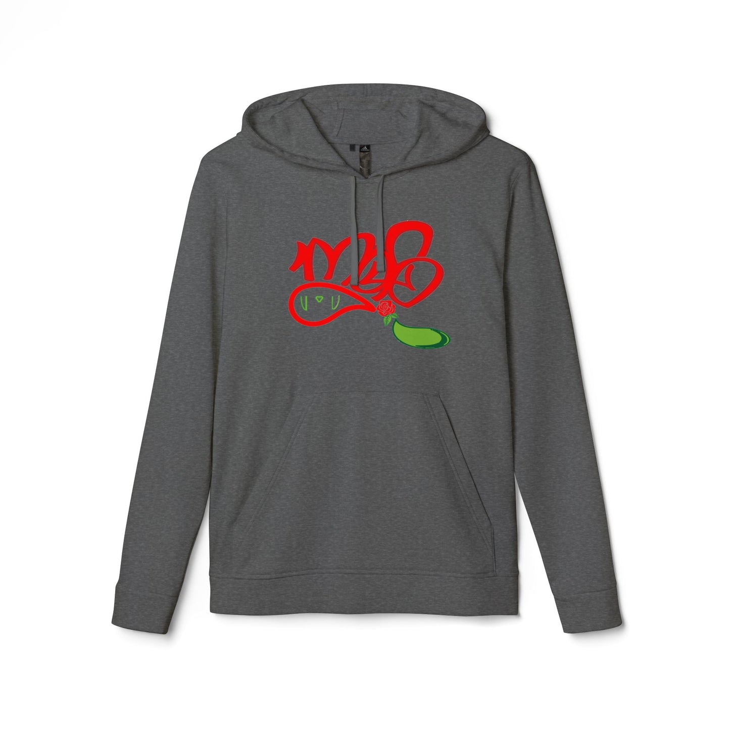 Unisex Fleece Hoodie with Eye-Catching Graphic Design