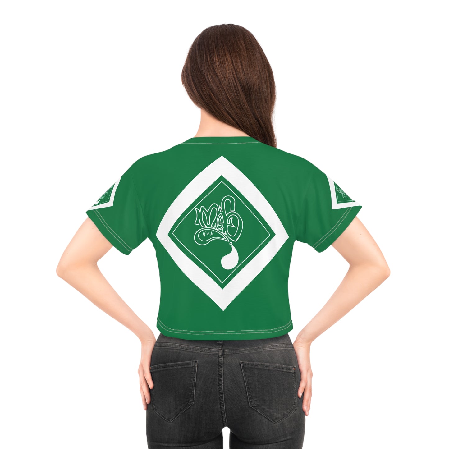 mofo earthgem logo crop tee