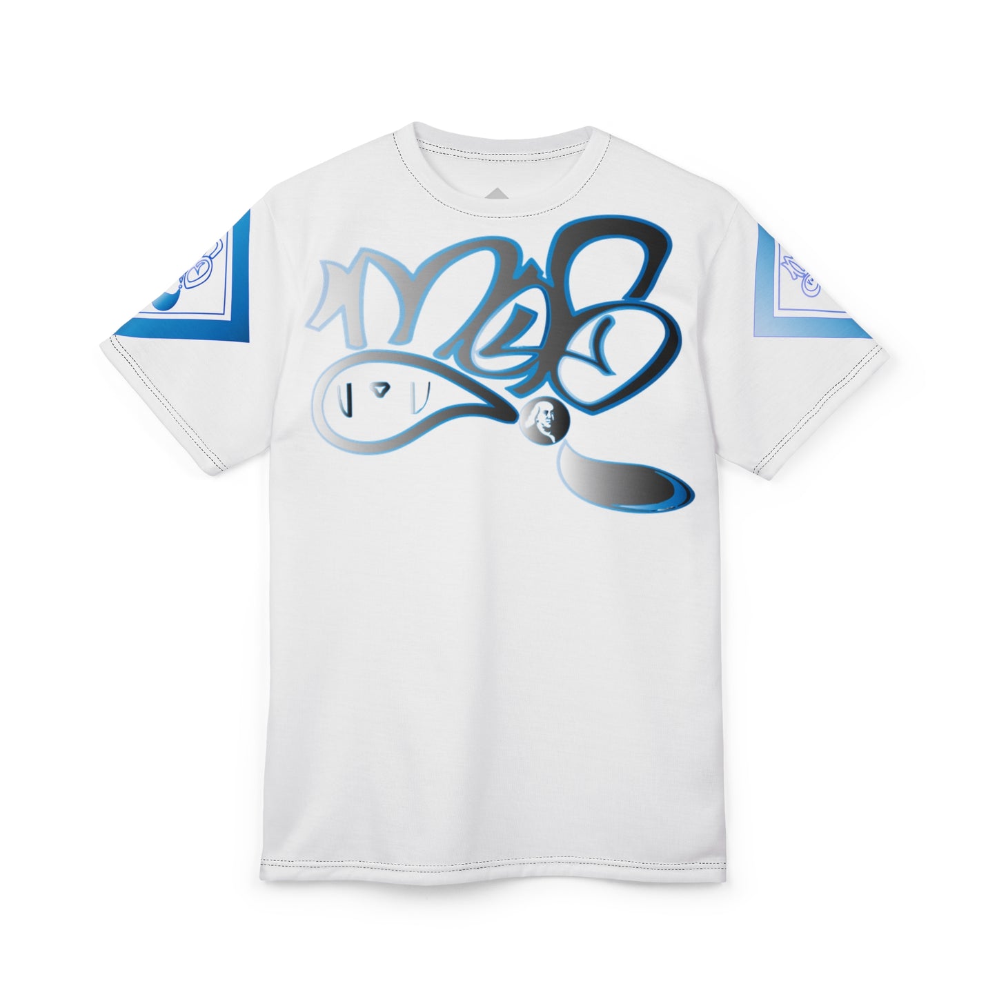 mofo Benjamin Franklin logo diamond combo white