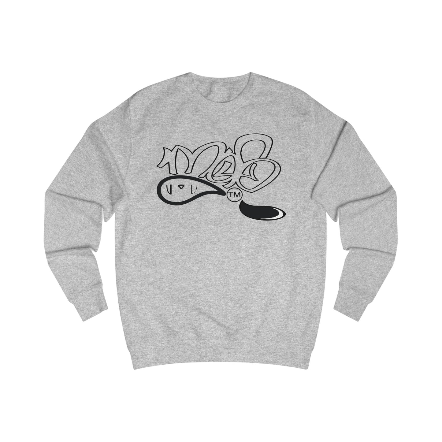 Street Art Inspired Unisex Sweatshirt - 'YES' Graphic Design