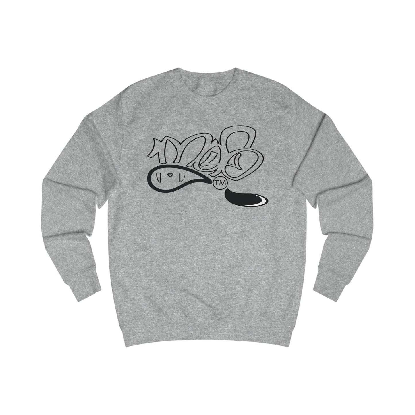 Street Art Inspired Unisex Sweatshirt - 'YES' Graphic Design