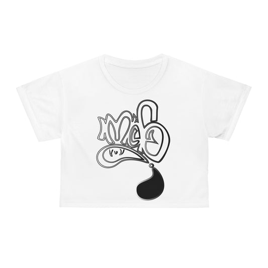 Stylish Graffiti Crop Tee for Trendsetters, Edgy Summer Top, Urban Fashion, Streetwear Essential, Birthday Gift