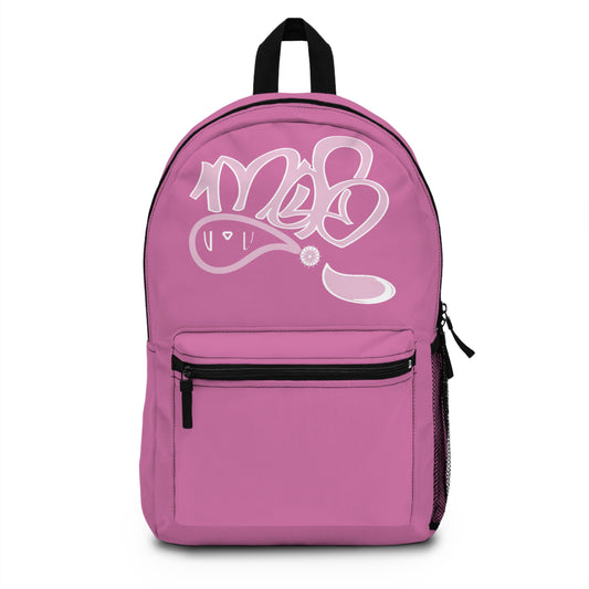 Trendy Pink Graffiti Backpack for Everyday Use, School, Travel, Gifts, Streetwear, Urban Style