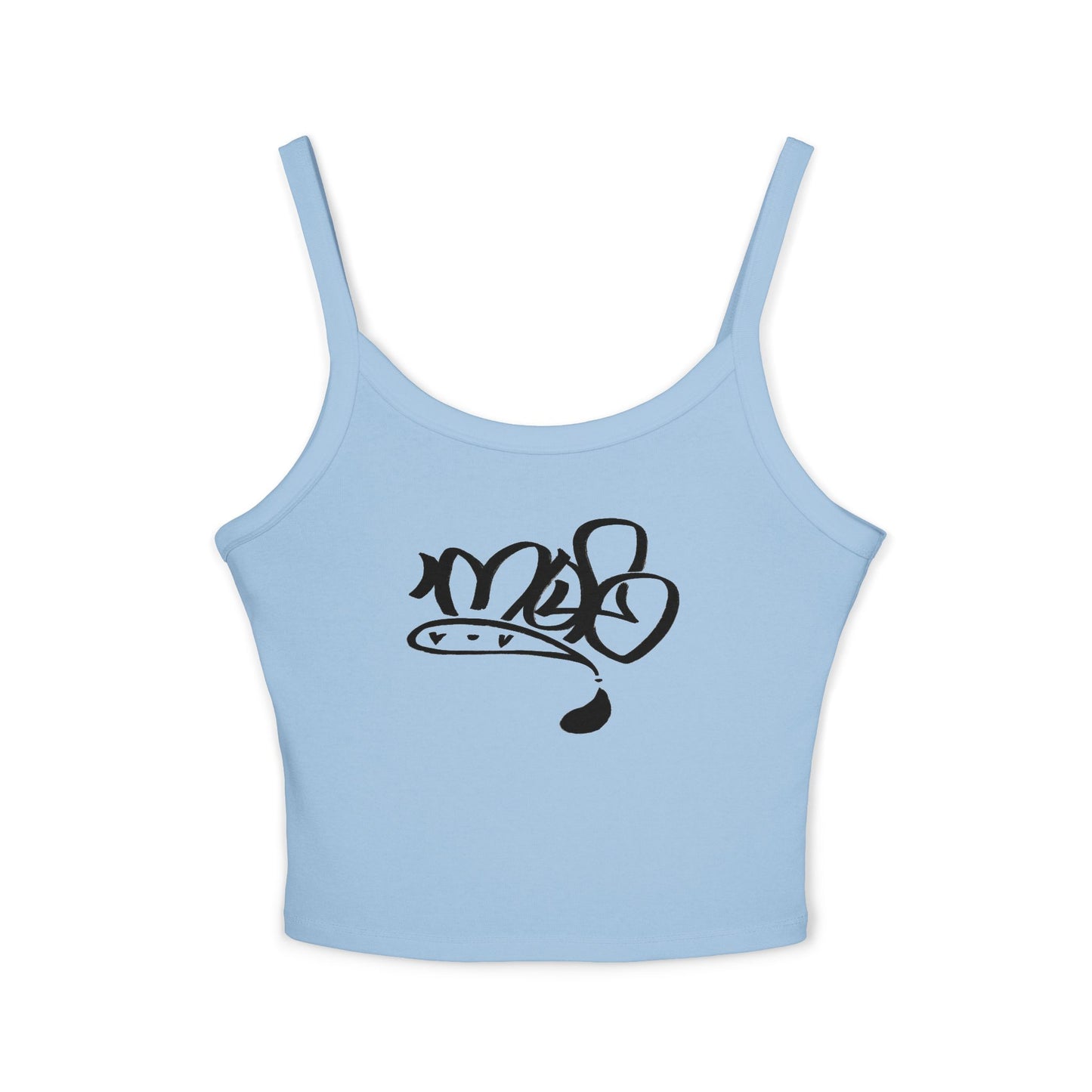mofo logo crop tank top black