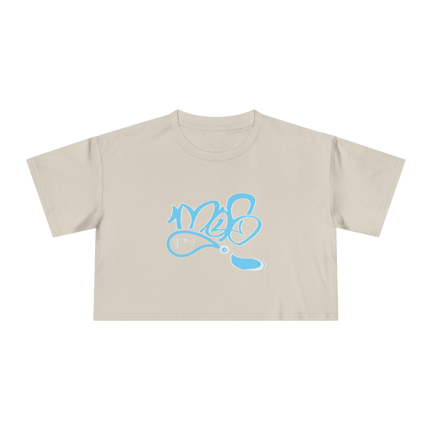 Graffiti-Inspired Women's Crop Tee - Stylish Casual Wear, Streetwear Fashion, Summer Top, Gift for Her, Festival Outfit