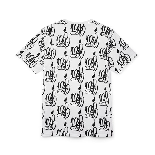 mofo logo aop drip white