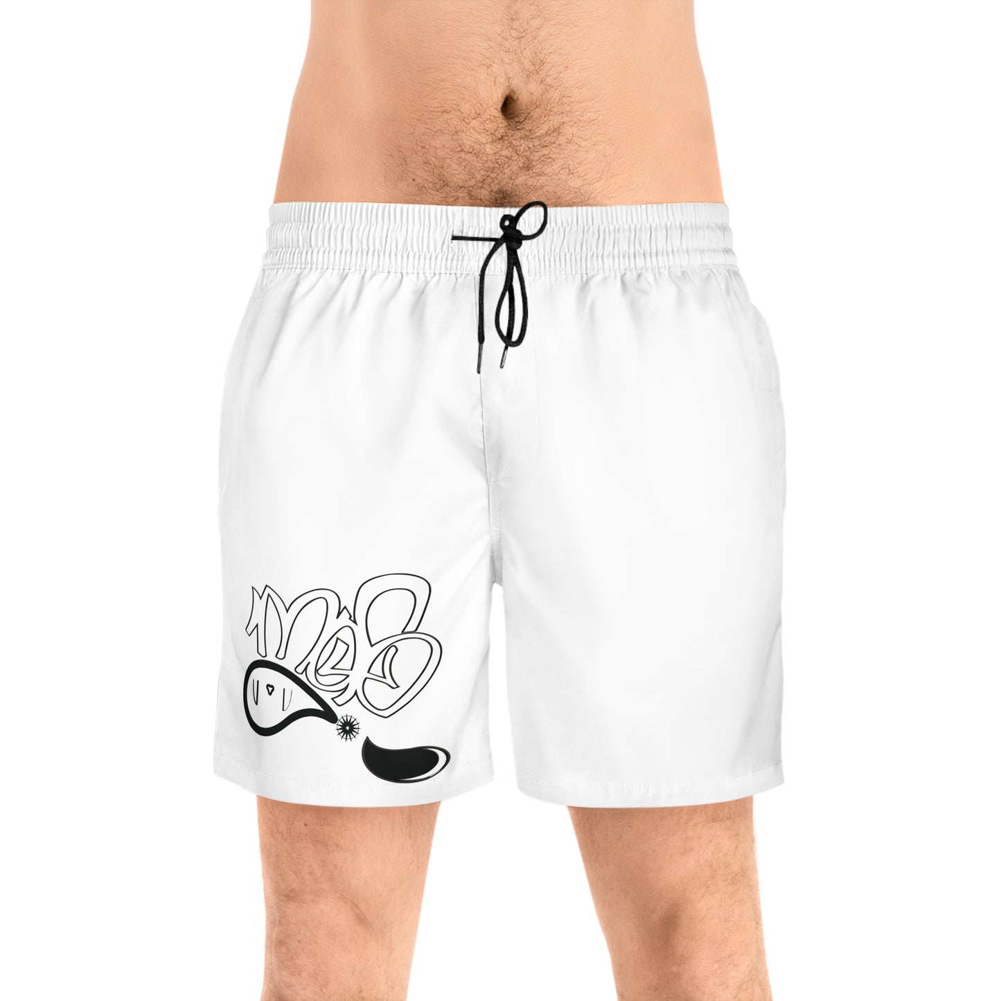 Men's Graphic Swim Shorts, Stylish Beachwear, Summer Essentials, Pool Party Shorts, Vacation Attire, Trendy Swim Trunks