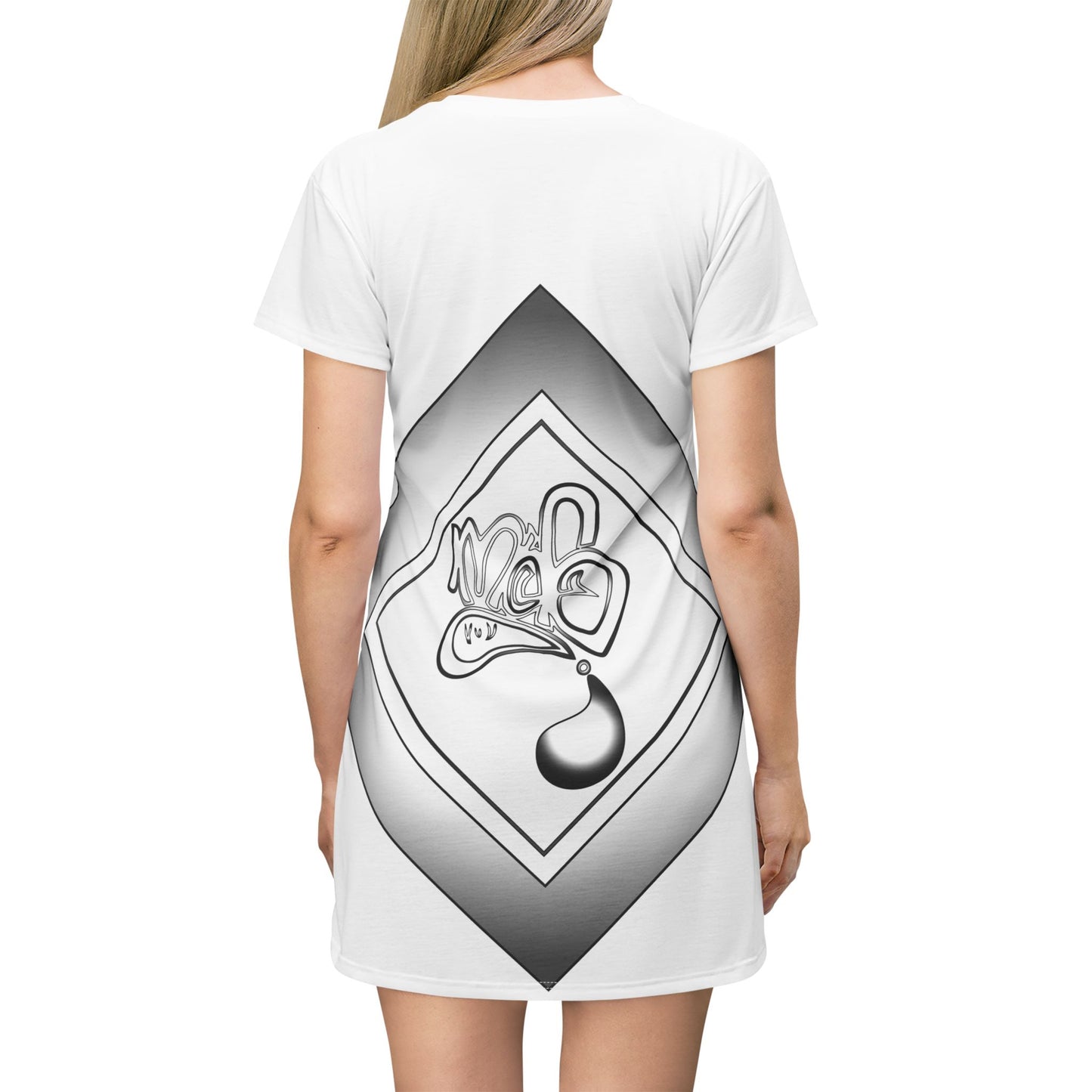 Chic Graphic T-Shirt Dress