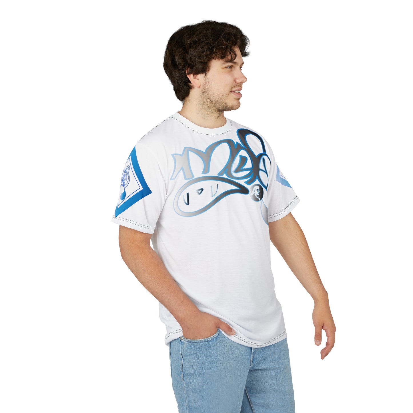 mofo Benjamin Franklin logo diamond combo white