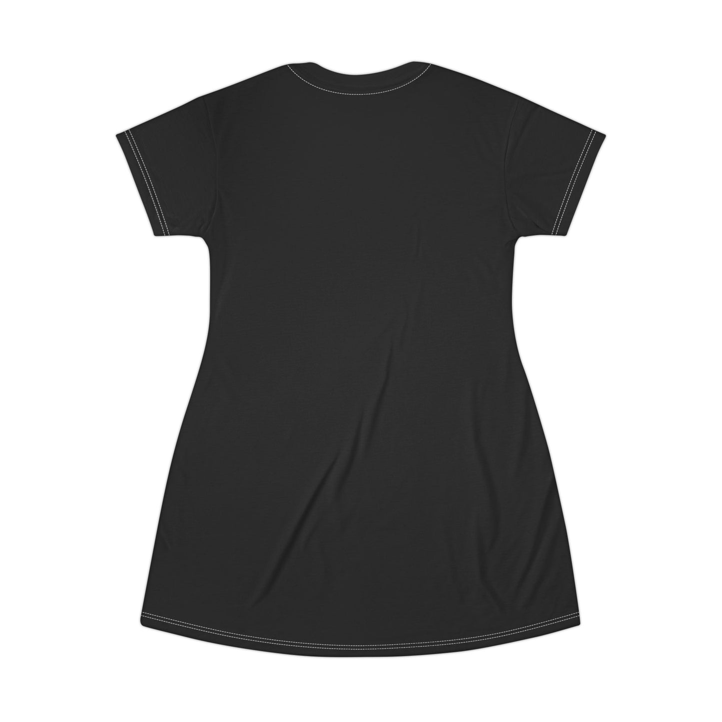 pink mofo logo low T-shirt dress black