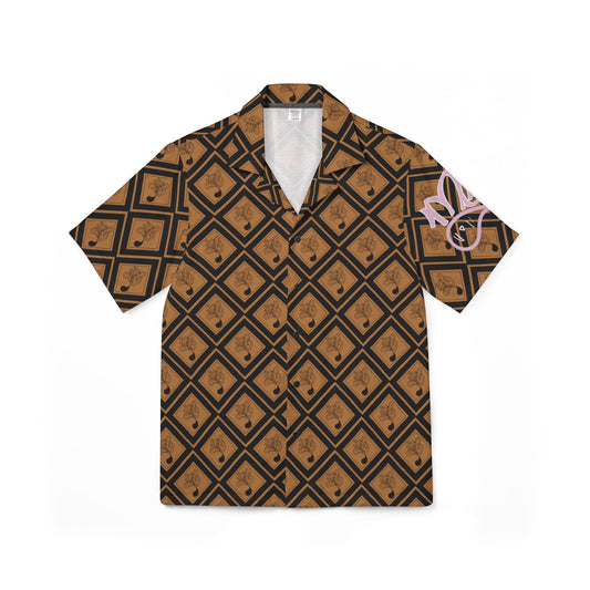 Men's Hawaiian Camp Shirt - Trendy Tropical Print, Summer Vibes, Casual Beach Wear, Relaxed Fit, Perfect Gift for Men