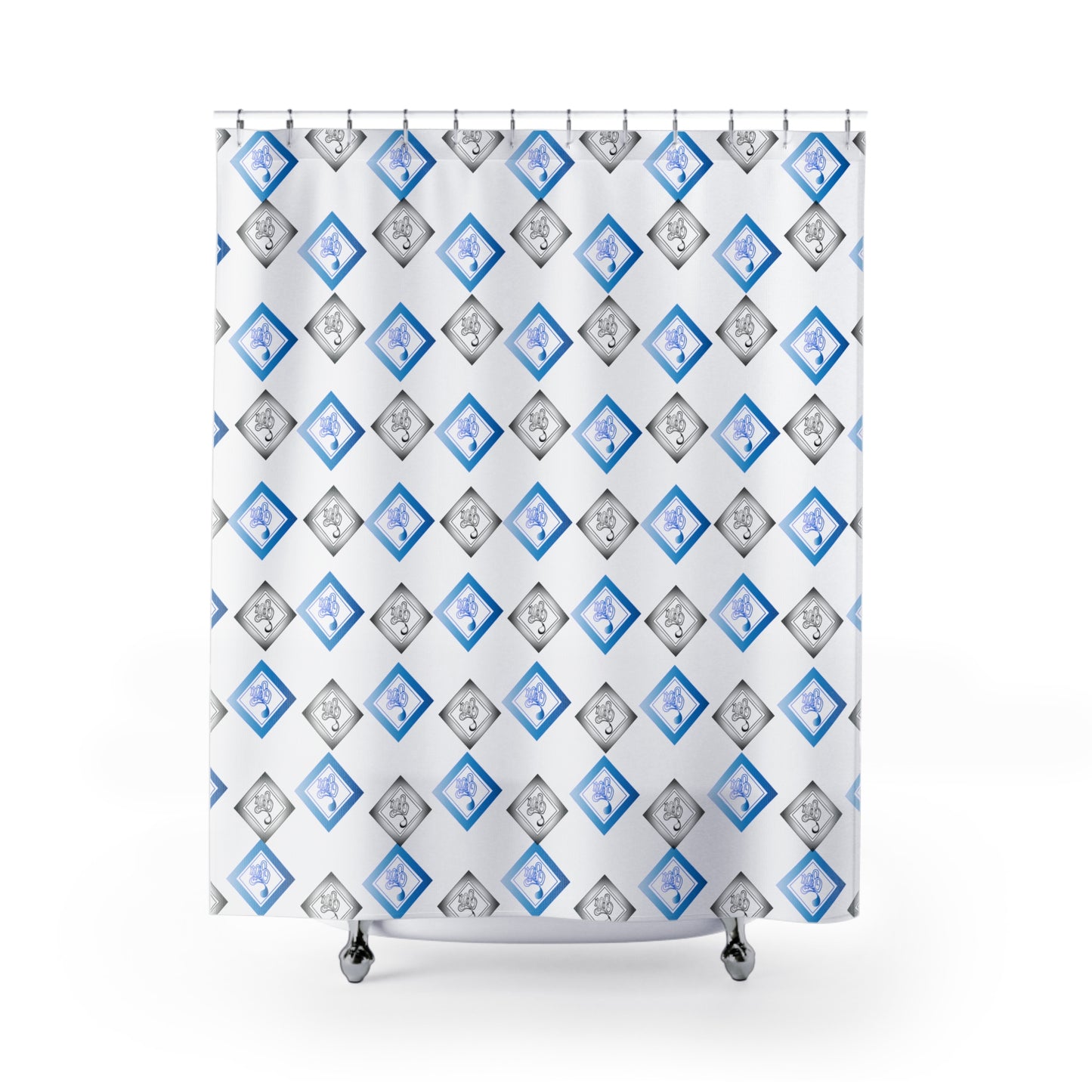Chic Geometric Shower Curtains, Bathroom Decor, Modern Home, Gift for Her, Unique Shower Accessories, Stylish Bathroom Upgrade