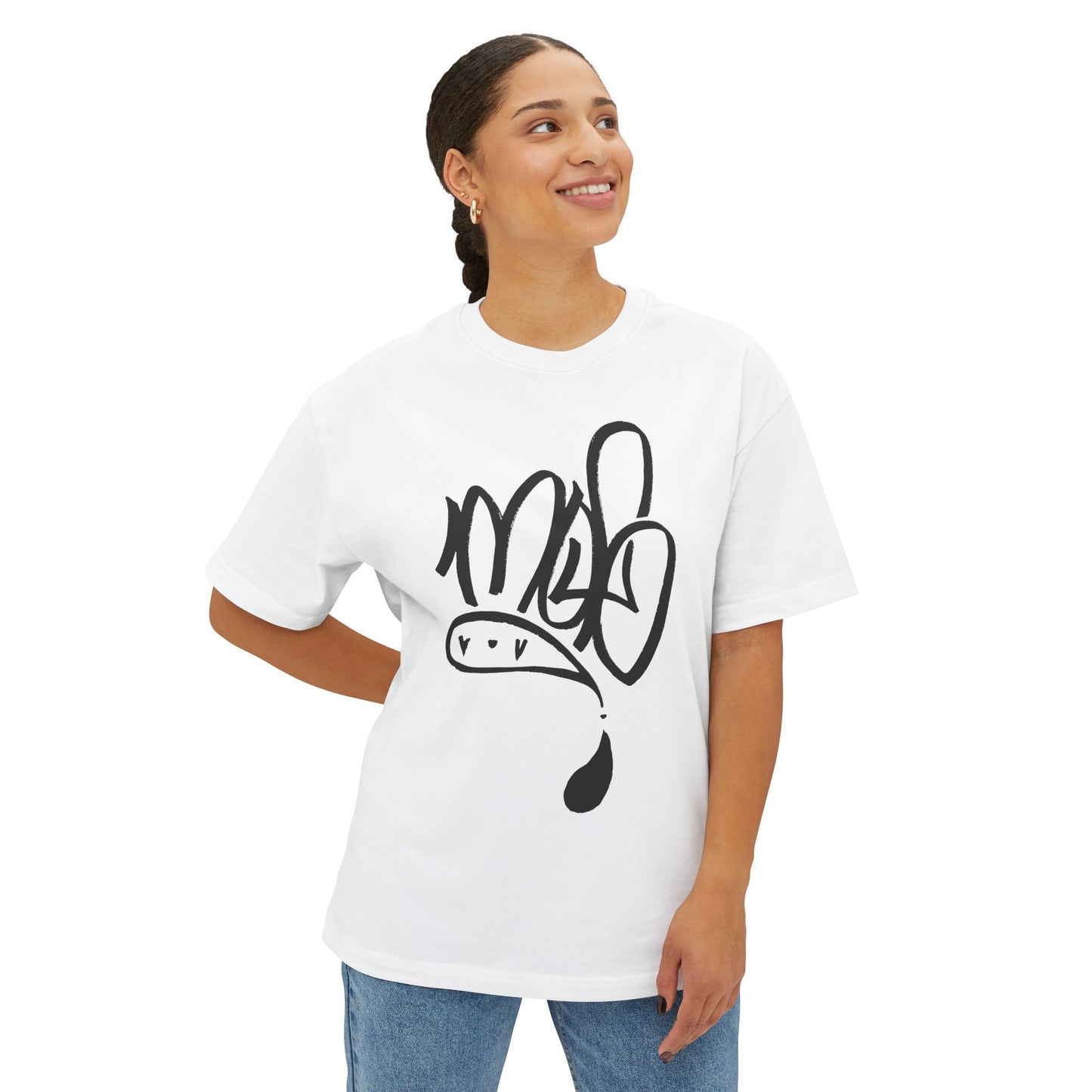 Boxy Tee mofo black logo