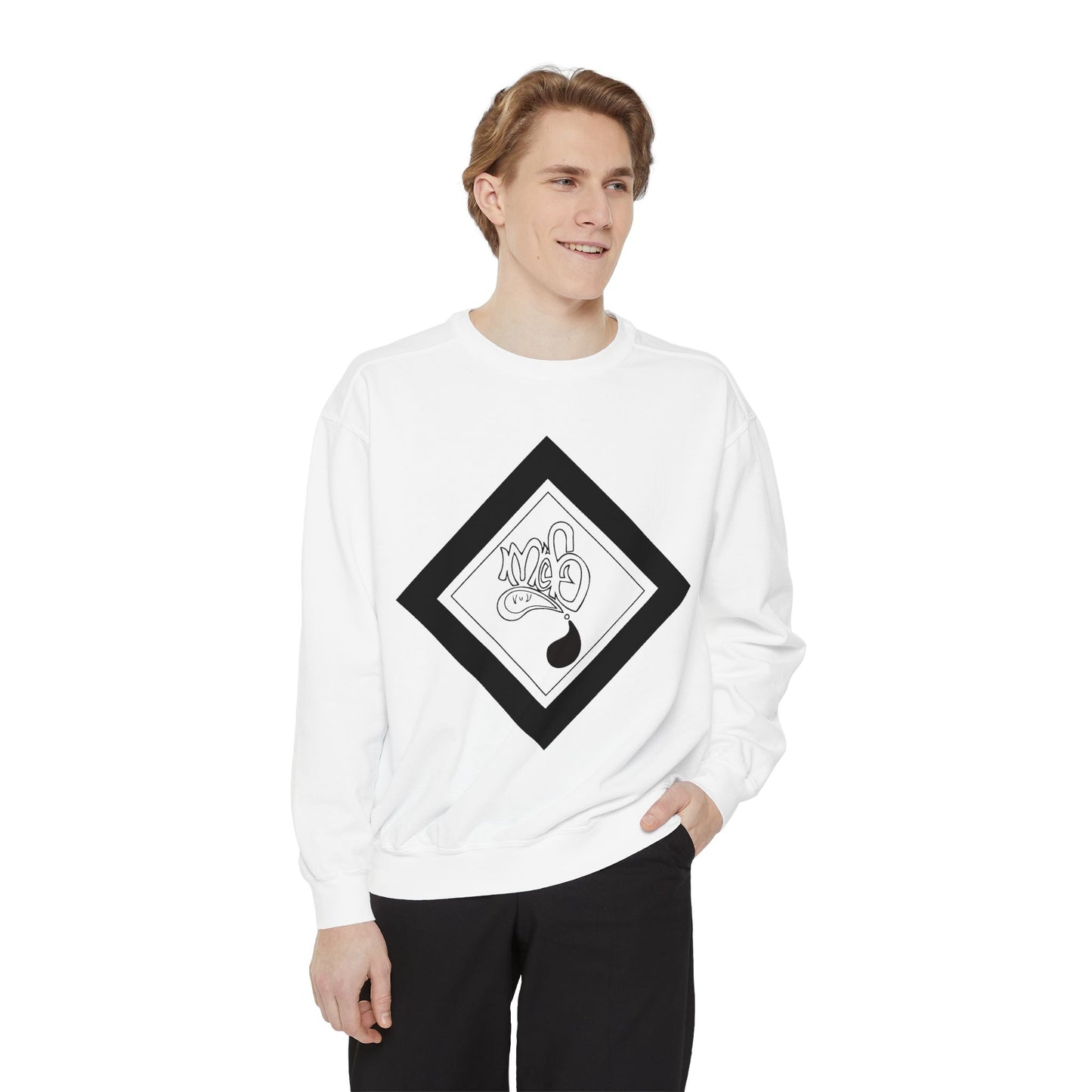 Mofo diamond black unisex sweatshirt