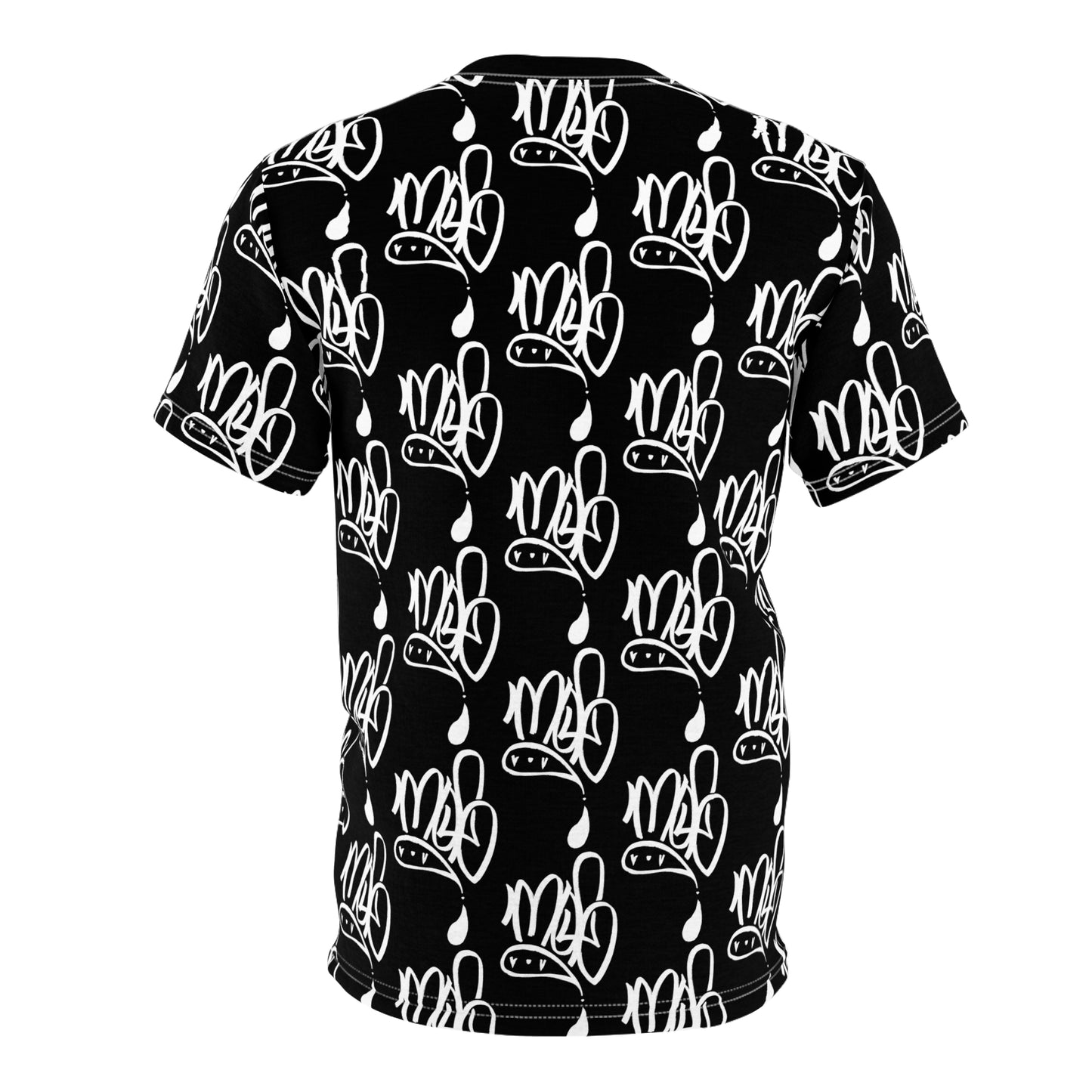 Black Ink Abstract Unisex Tee, Trendy Graphic T-Shirt for Casual Wear, Streetwear, Unique Gift for Art Lovers, Birthday & Holidays