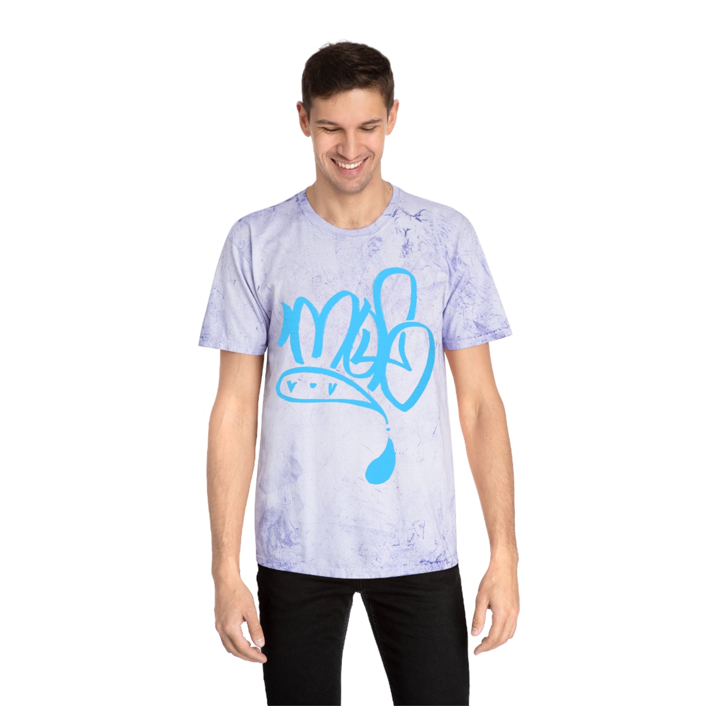 Color Blast unisex mofo logo blue