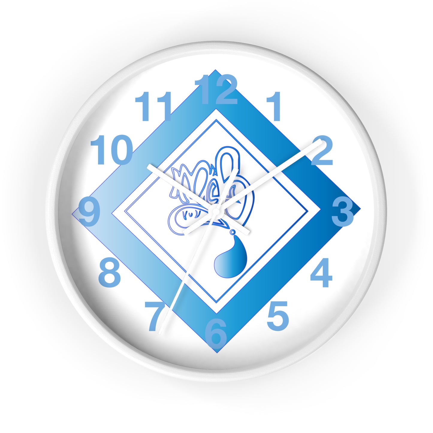 Modern Blue Design Wall Clock - Unique Timepiece for Home Décor