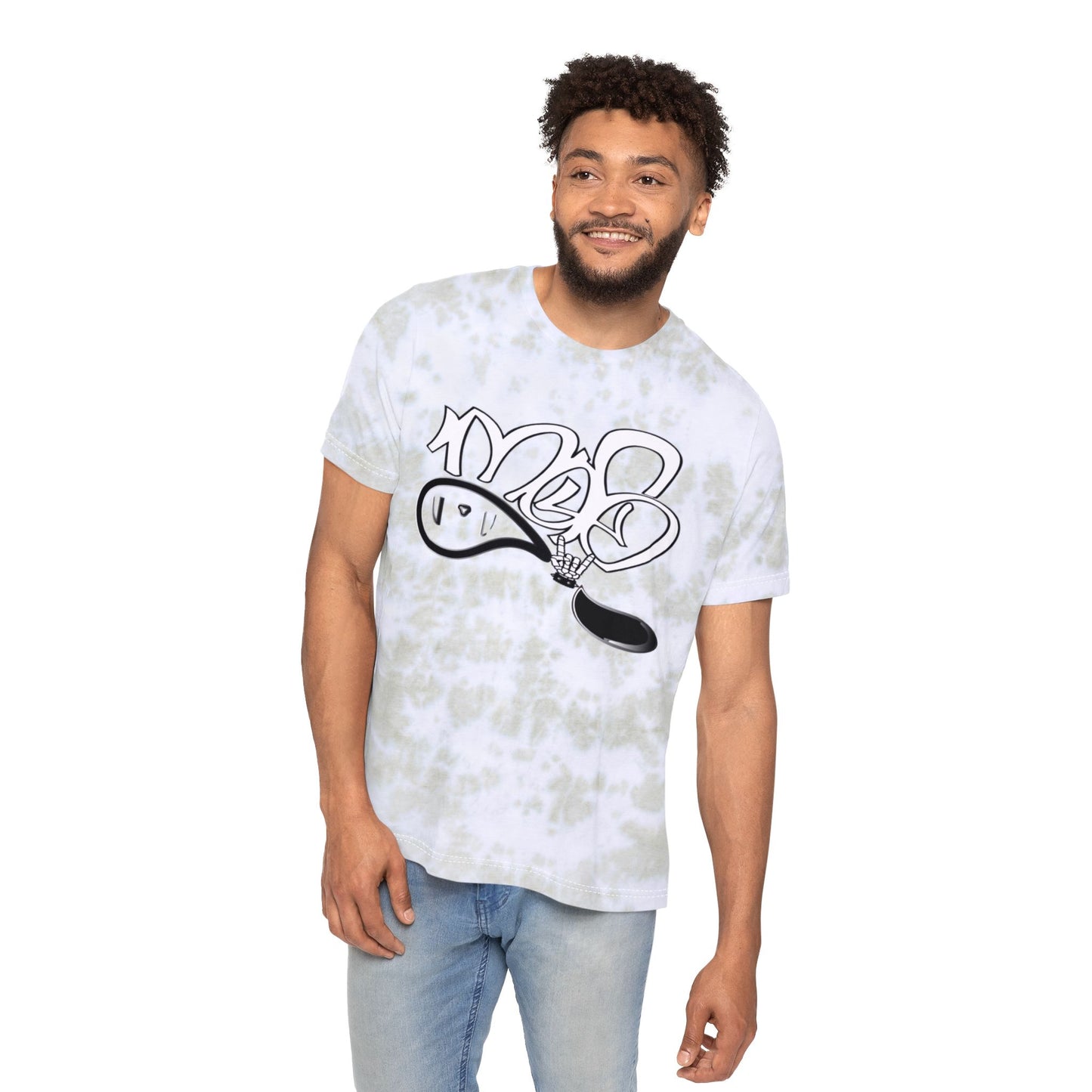 Unisex Tie-Dye Graphic T-Shirt - Trendy Casual Wear, Summer Vibes, Festival Outfit, Gift for Friends, Streetwear Style