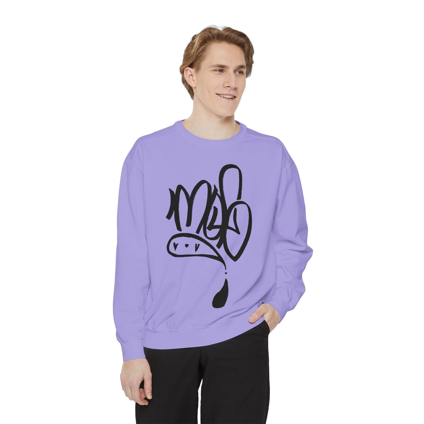 Mofo logo black unisex sweatshirts