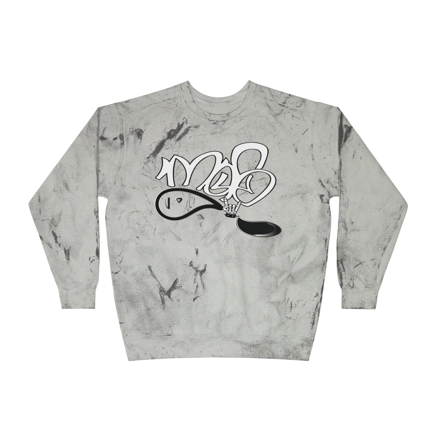 Color Blast Unisex Crewneck Sweatshirt - Trendy Oversized Fashion Pullover, Streetwear, Casual Layering, Gift for Him/Her/Teens