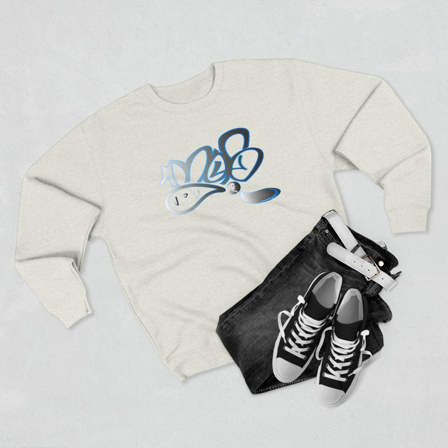 Chic Abstract Unisex Crewneck Sweatshirt