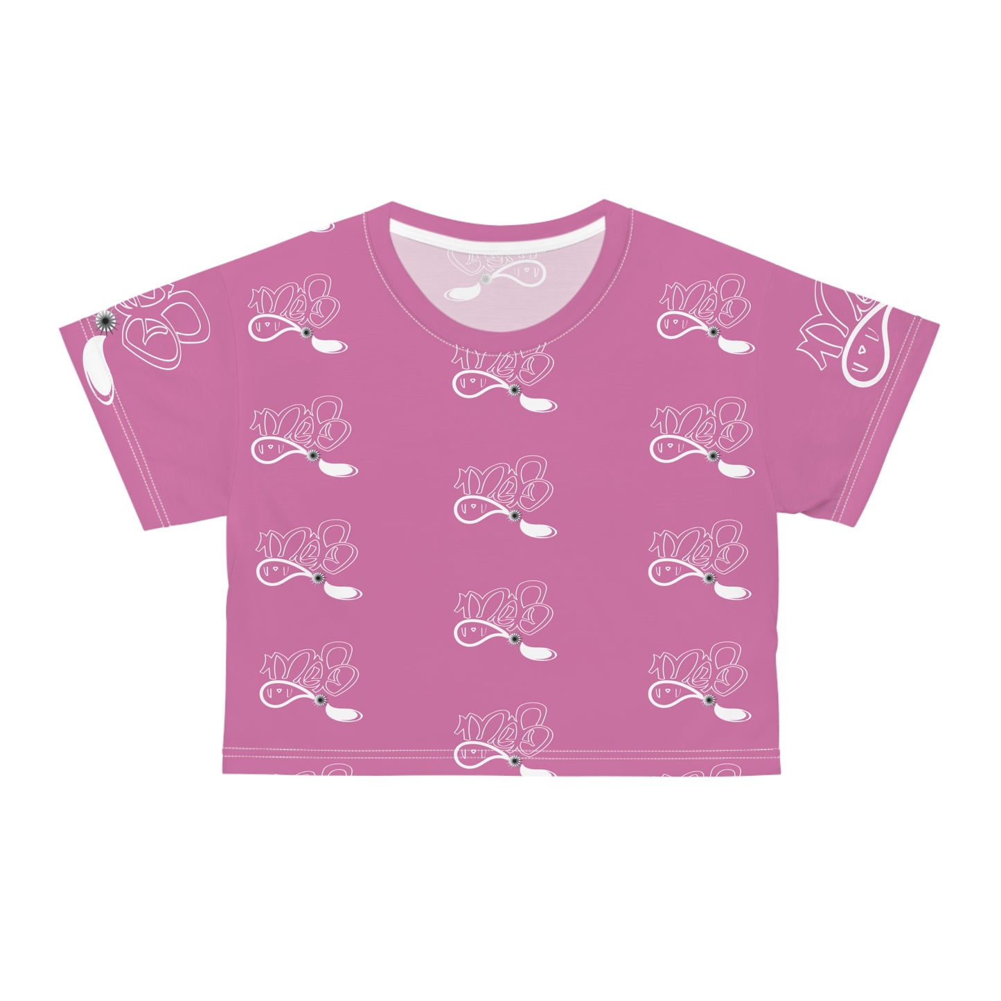 Trendy Fashion Crop Tee, Cute Graphic Top, Summer Outfit, Casual Wear, Gift for Her, Street Style Tee