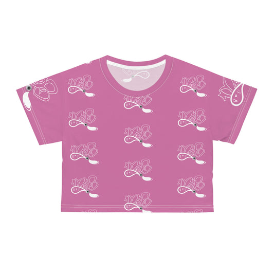 Trendy Fashion Crop Tee, Cute Graphic Top, Summer Outfit, Casual Wear, Gift for Her, Street Style Tee