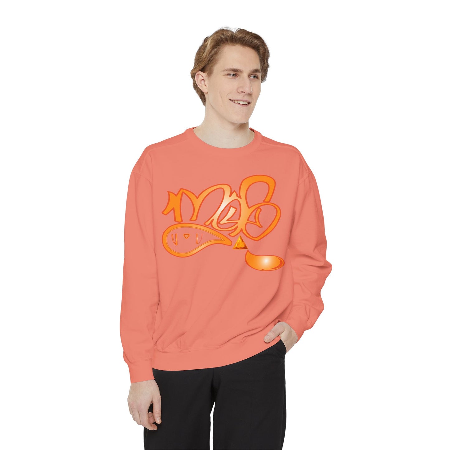 mofo fire gem logo sweatshirt
