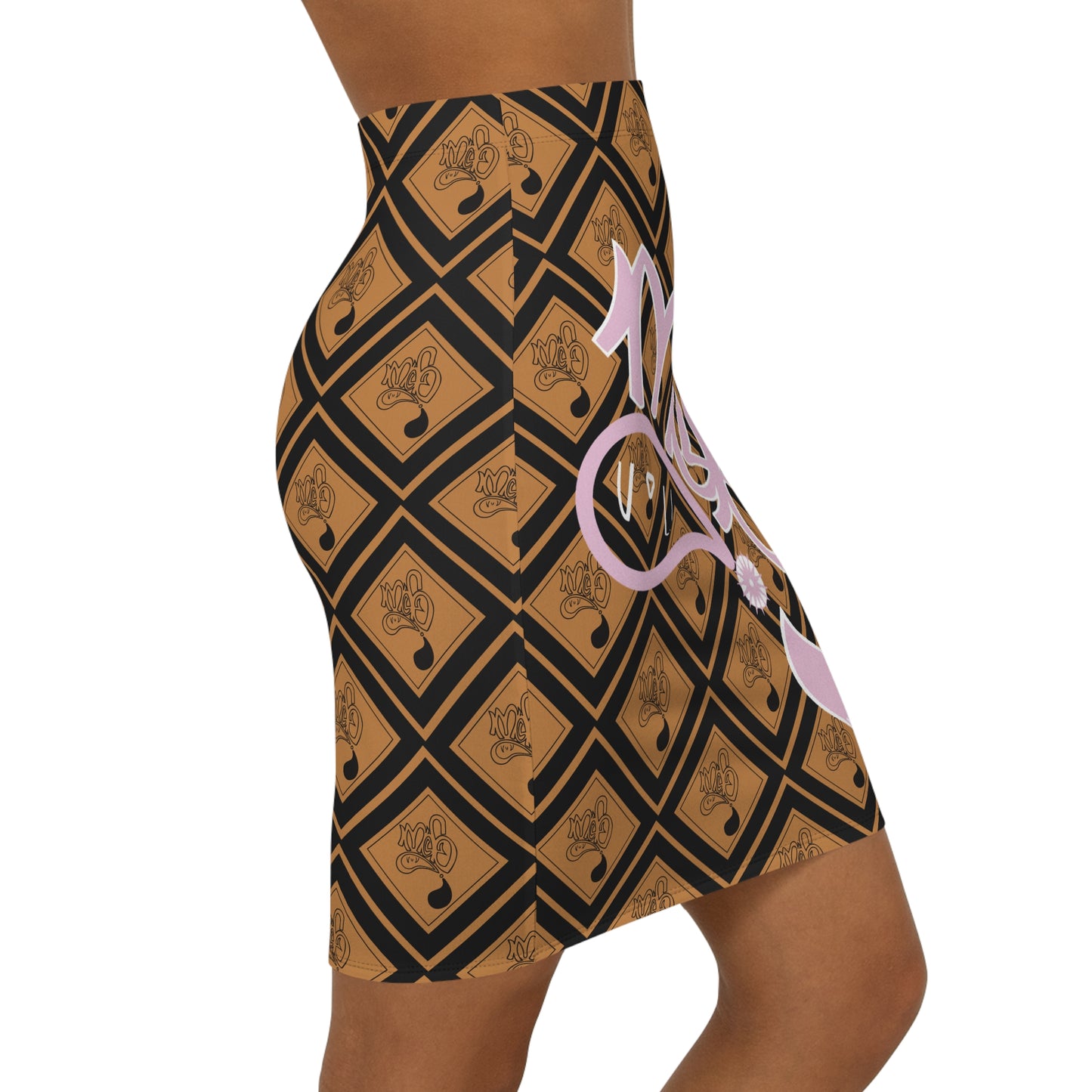 Stylish Women's Mid-Waist Pencil Skirt, Chic Fashion Skirt, Modern Outfit, Trendy Women’s Apparel, Summer Party Wear, Everyday Casual Style