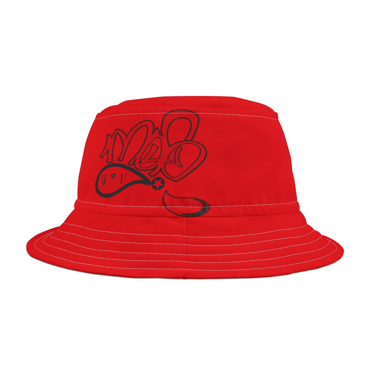Vibrant AOP Bucket Hat, Trendy Sun Hat, Unisex Summer Accessory, Festival Headwear, Fun Outdoor Hat