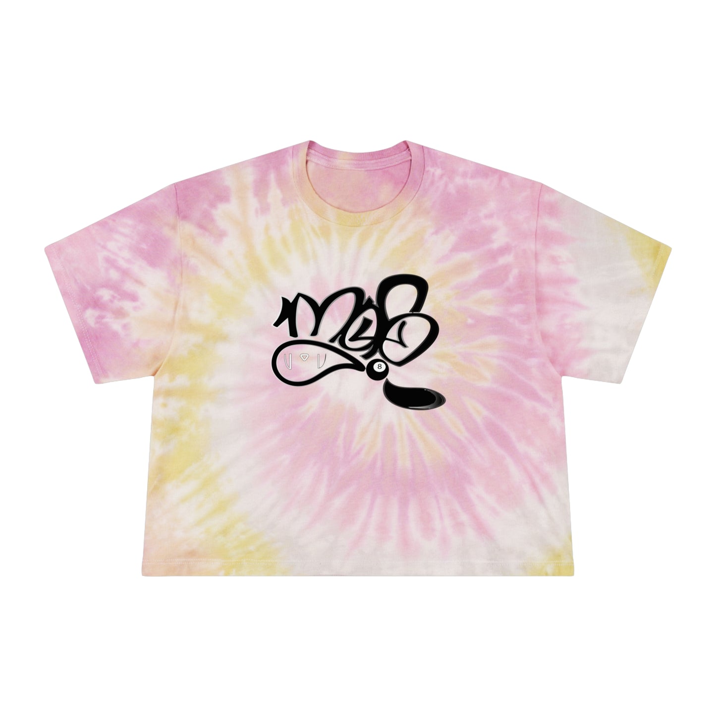 Women's Tie-Dye Crop Tee | Trendy Summer Top, Casual Streetwear, Gift for Her, Festival Attire, Hand-Dyed Fashion