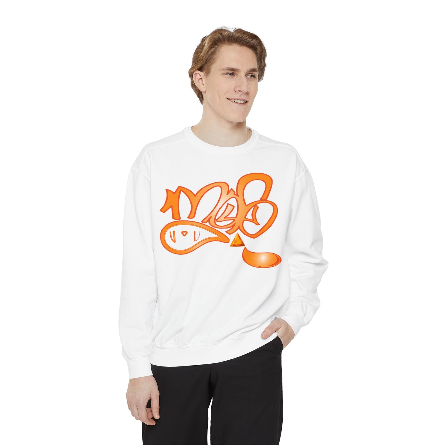 mofo fire gem logo sweatshirt