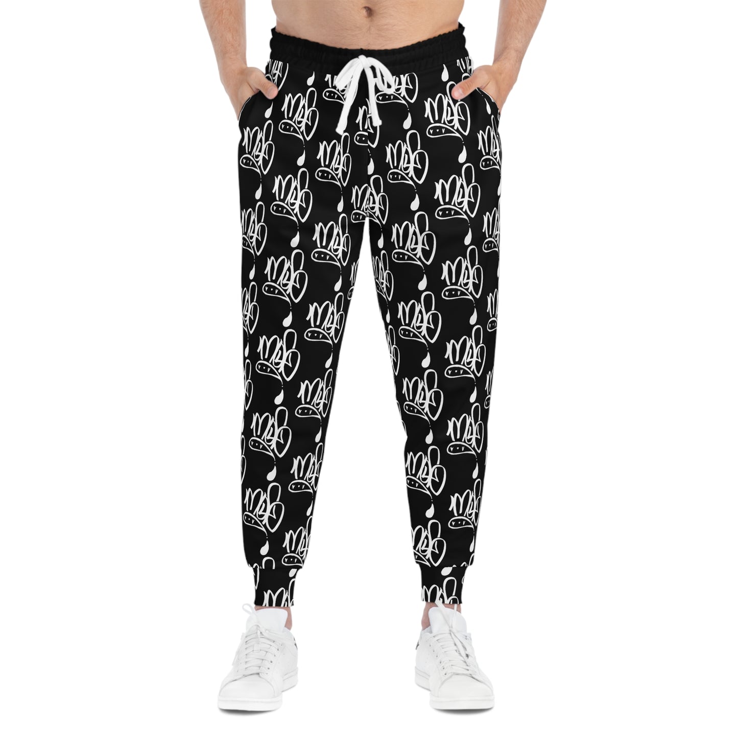 Aop mofo logo joggers black