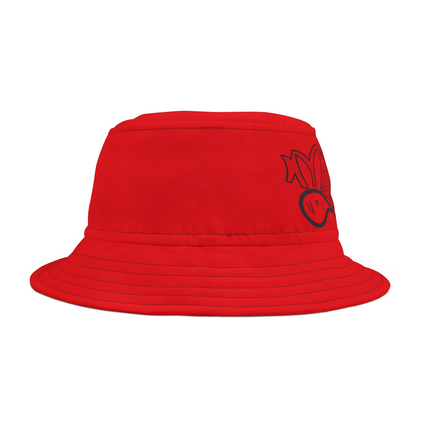 Vibrant AOP Bucket Hat, Trendy Sun Hat, Unisex Summer Accessory, Festival Headwear, Fun Outdoor Hat