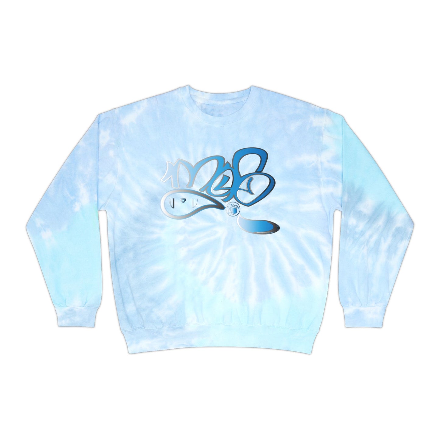 Chill Vibes Unisex Tie-Dye Sweatshirt | Perfect for Cozy Days, Streetwear Style, Summer Nights, Gifts for Friends, Tie-Dye Fashion